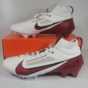 Nike Vapor Edge 360 2 TB Promo White Team Crimson Red Football Cleats Size 10.5